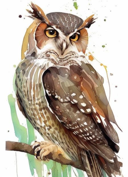 00407-2429523400-a watercolor painting of an owl in the evening in the rachelwalker style, watercolor (paper texture) background, high quality, d.png